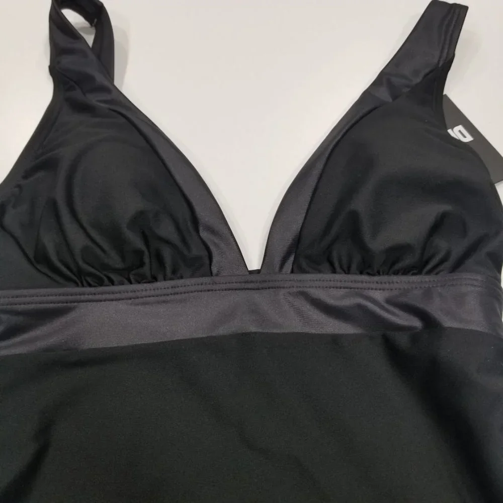 DKNY Tankini Top Size Black - Picture 10 of 12